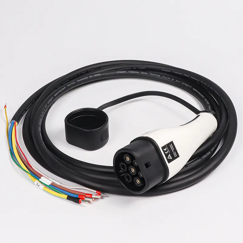 ETEC EKEP1-T2-16 Female Type 2 AC Charging Plug 16A 3.7KW 230V Single Phase with 5M Cable for EV Charging Station Residential Parking Lot