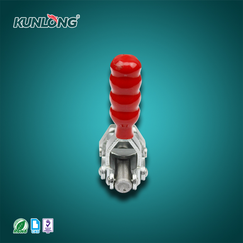 SK3-021H-10 Industrial Vertical Adjustable Toggle Clamp with Blue Zinc Plated Finish for Equipment Fixtures KUNLONG