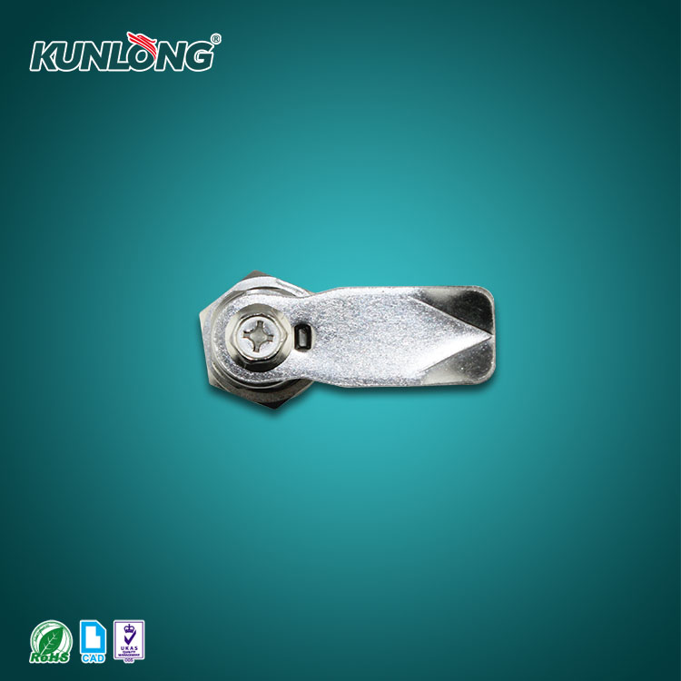 KUNLONG SK1-063D-3-62 Metal Container Tubular Cam Latch Stainless Steel SUS304 Waterproof for Power Box Control Cabinet