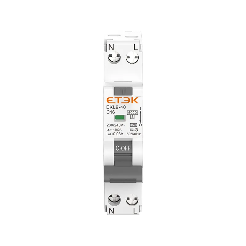 EKL9-40 RCBO 40A 30mA Overcurrent and Earth Leakage Protection for Residential and Commercial Installations ETEK