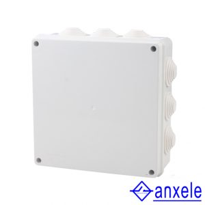 AX-RA 200×200×80 Junction Box IP65 Waterproof 12x36mm Holes for Outdoor Electrical & Renewable Energy Systems
