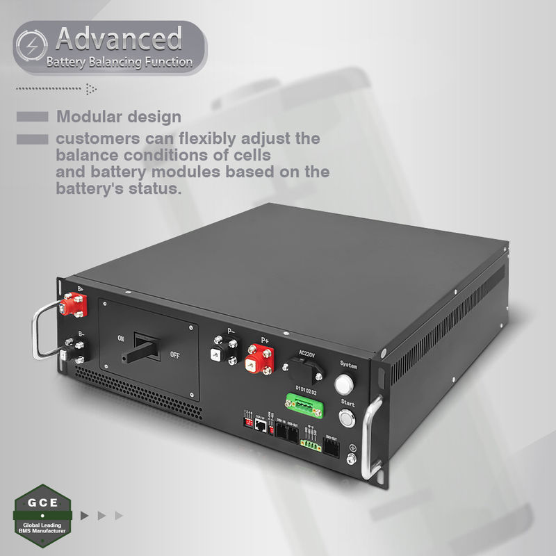 Battery Management System 576V 125A High Voltage LiFePO4 BMS for Solar Energy Storage Industrial Applications GCE