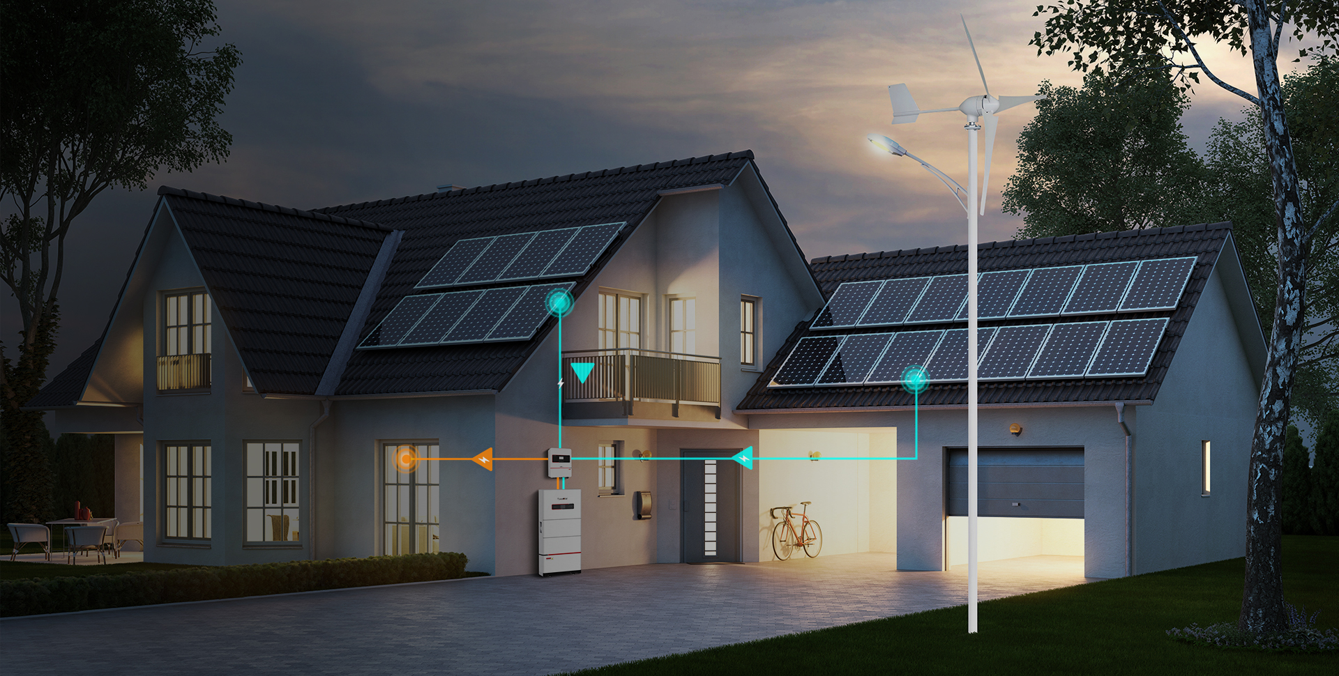 Residential Micro-Grid System Modular Design with AI Management for Home and Farm Backup Power
