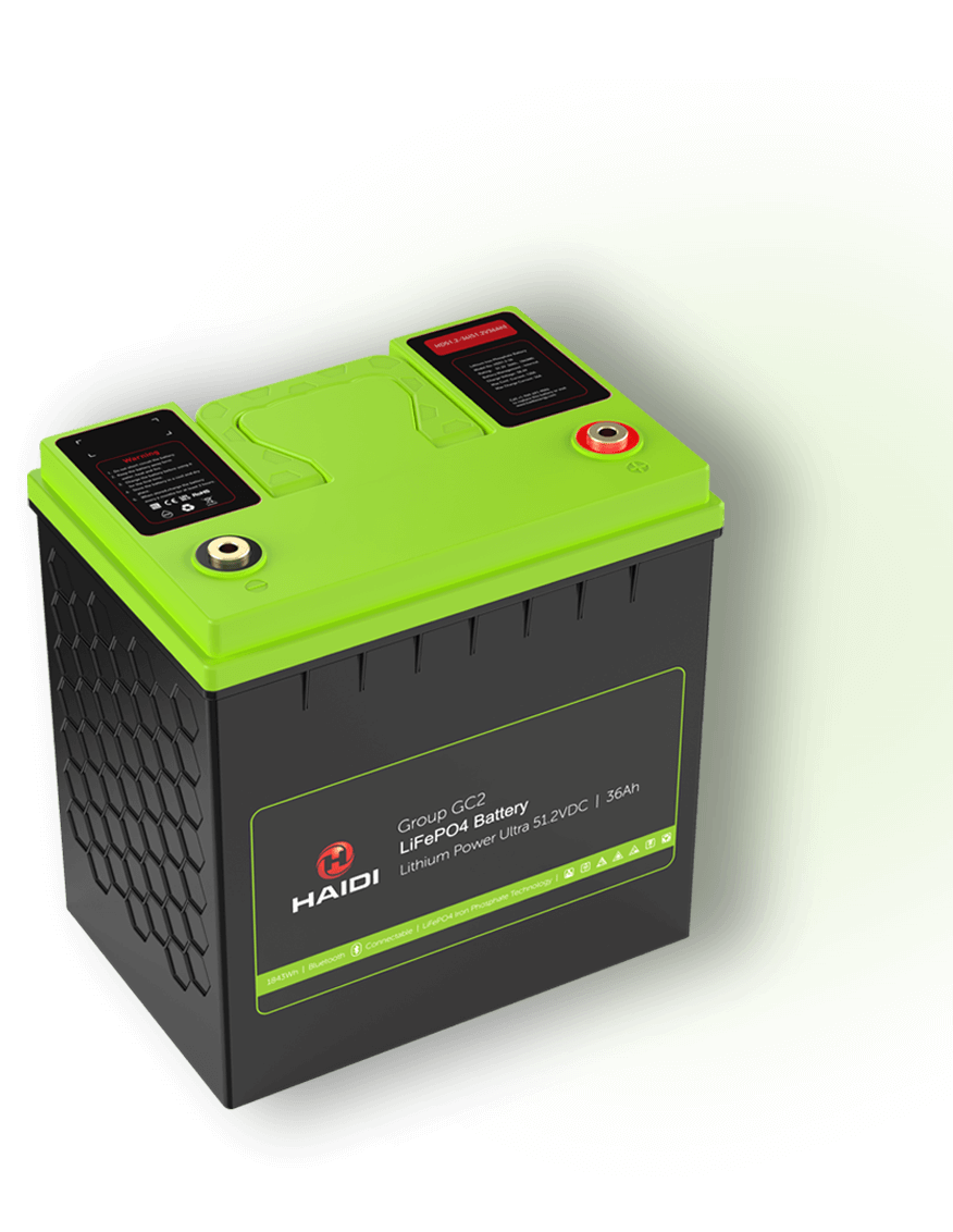 RV & Golf Batteries Lithium-Ion LiFePO4 >2,000 Cycles Long Lifespan for RV Marine Solar Applications