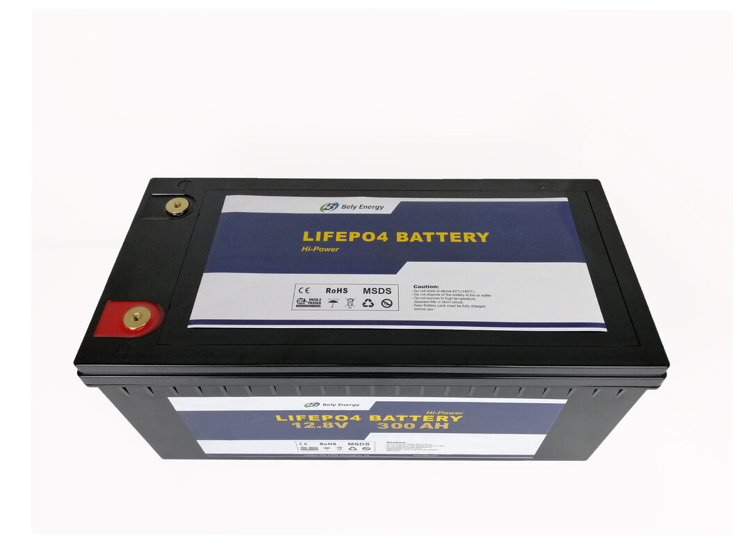 18650 Rechargeable LiFePO4 Battery 12V 300Ah High Security Long Cycle Life for RV Marine and Leisure Applications