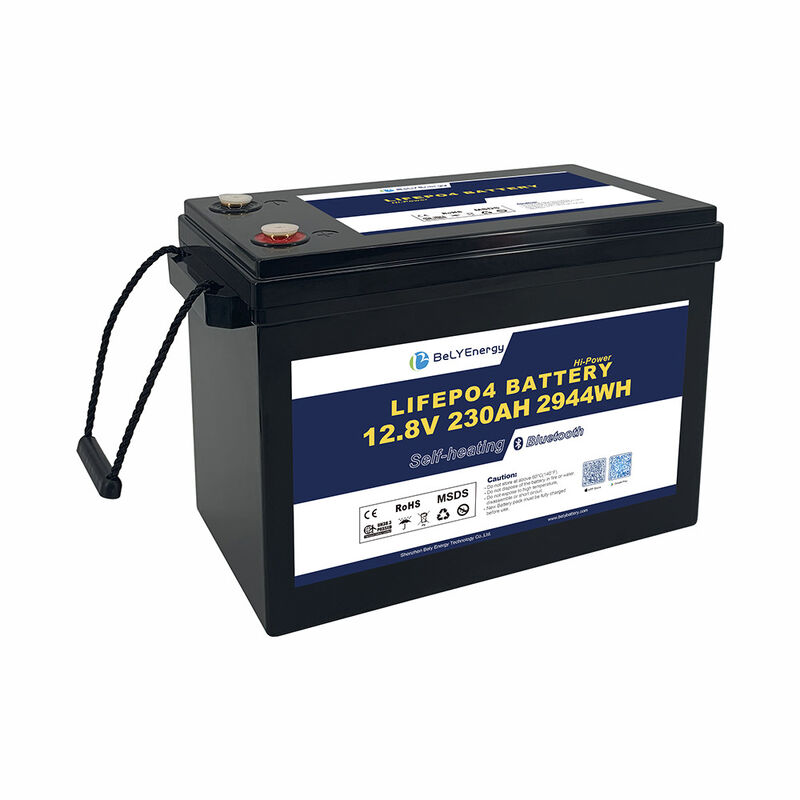 12V 230AH RV Battery With BT And Self-Heating And Communications LiFePO4 230Ah Bluetooth Self-Heating for Solar RV Marine BELY