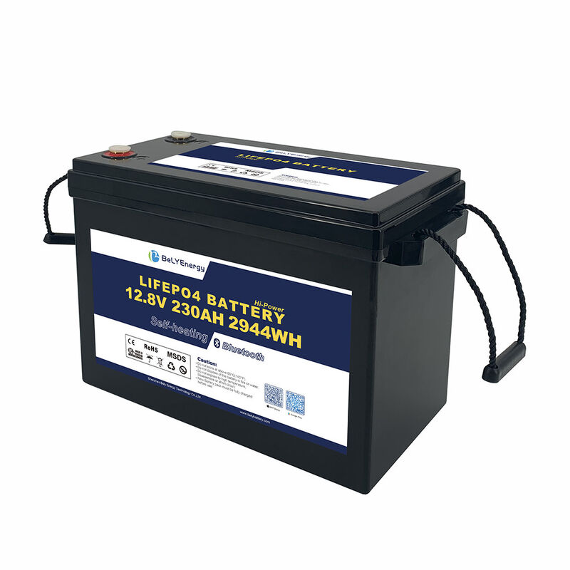 12V 230AH RV Battery With BT And Self-Heating And Communications LiFePO4 230Ah Bluetooth Self-Heating for Solar RV Marine BELY